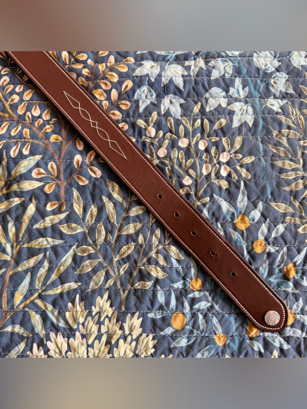 Leather Fancy Stitch Belt